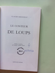 LE CONTEUR DE LOUPS