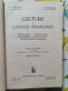 Lecture et langue fran&ccedil;aise. A. Lyonnet  Pierre Besseige