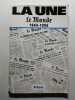 La une: "Le Monde" 1944-1996. Collectif