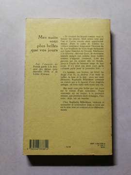 Mes nuits sont plus belles que vos jours. Raphaële Billetdoux