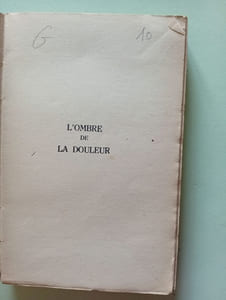 L'ombre de la douleur