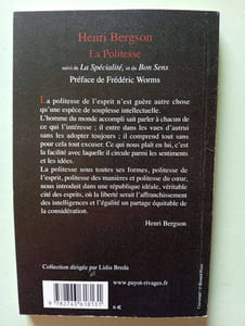 La Politesse : Et autres essais