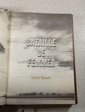 Bataille de femmes. Vicki Baum