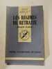 Les r&eacute;gimes de retraite. Joseph Flesch