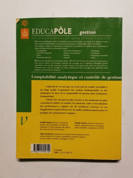 Comptabilité analytique et contrôle de gestion. Toufik Saada Alain Burlaud Claude Simon