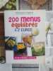 200 menus &eacute;quilibr&eacute;s &agrave; 2 euros. V&eacute;ronique Li&eacute;geois