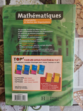 Mathématiques Comptabilité et Gestion des Organisations. Françoise Roche François Barny