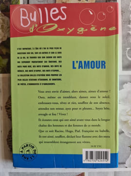 Bulles d'oxygène : L'amour. Christian Robin