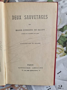 Deux Sauvetages. Marie Guerrier de Haupt