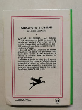 Parachutiste d'essais. A. Allemand