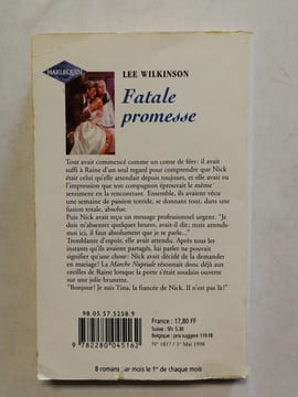 Fatale promesse. Lee Wilkinson