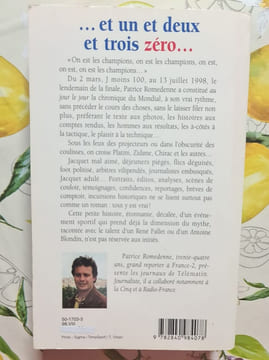 et un et deux et trois zéro. PATRICE ROMEDENNE