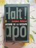 Halt! Histoire de la Gestapo. Jacques Delarue