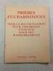 Pri&egrave;res eucharistiques pour la r&eacute;conciliation pour assembl&eacute;es d'enfants pour des rassemblements. 