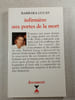 Infirmi&egrave;re aux portes de la mort. BARBARA LUCAS