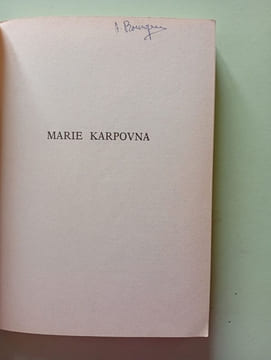 Marie Karpovna. Troyat Henri