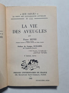 La vie des aveugles