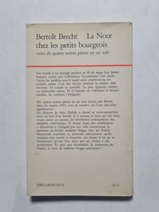 La Noce chez les petits bourgeois : suivi de quatre autres pièces en un acte