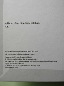 Le carnet secret de Lili Lampion. Amanda Sthers