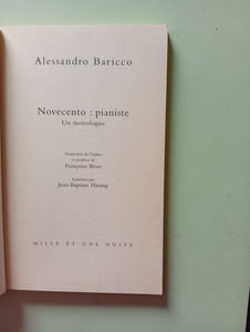 Novecento : Pianiste
