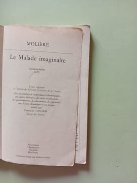 Le Malade imaginaire. Molière