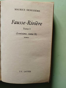 Fausse Riviere tome 1 : Louisiane