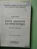 Pour aborder la linguistique. ROLAND ELUARD