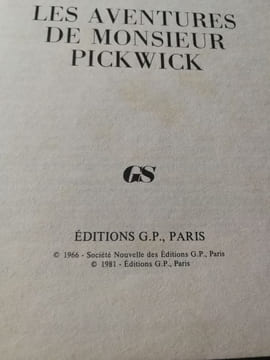 Les aventures de Monsieur Pickwick. Charles Dickens