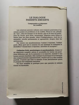 Le dialogue parents enfants. Catherine Petit