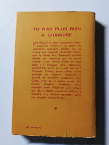 Tu n'as plus rien à craindre