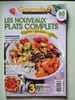 Les nouveaux plats complets. 