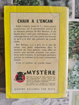 Chair à l'encan. Ben Benson