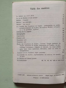 Les Fourberies de Scapin ; Le Sicilien ou l'Amour peintre