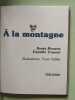 A la montagne. Monette R.Trussard d