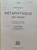 Fondements de la m&eacute;taphysique des mœurs. Kant
