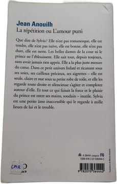 La répétition ou l'amour puni. Jean Anouilh