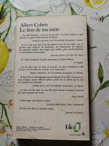 Le livre de ma mère