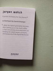 Jargon Watch: A Pocket Dictionary for the Jitterati