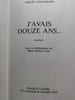 J'avais douze ans. Nathalie Schweighoffer