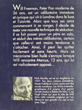 À propos d'un gamin. Nick Hornby