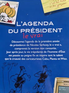 L'agenda du président : le vrai