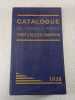 Catalogue de timbres-poste 1938. YVERT & TELLIER-CHAMPION