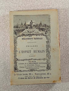 Bibliothèque nationale. Progrès de l'esprit humain Tome 1