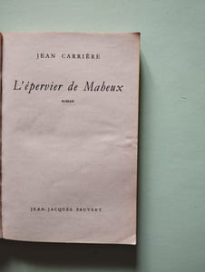 L'épervier de Maheux