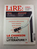 LiRE n&deg;460 : La chanson est-elle de la litt&eacute;rature. 