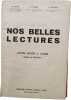 Nos belles lectures. DAVID HAISSE BOURET