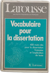 Vocabulaire pour la dissertation