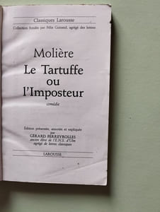 Le Tartuffe Ou L'imposteur. Comédie