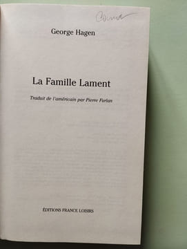 La Famille Lament. George Hagen