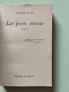 La porte étroite